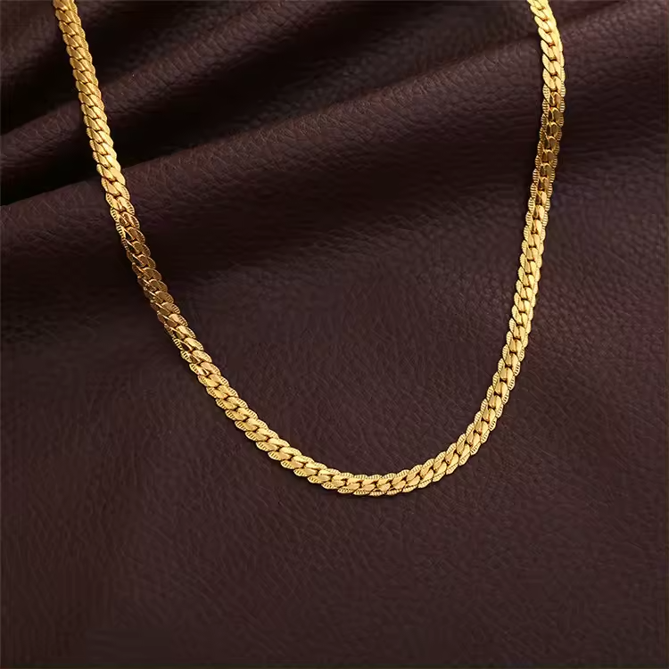 Cadena Cubana Gold - 5mm