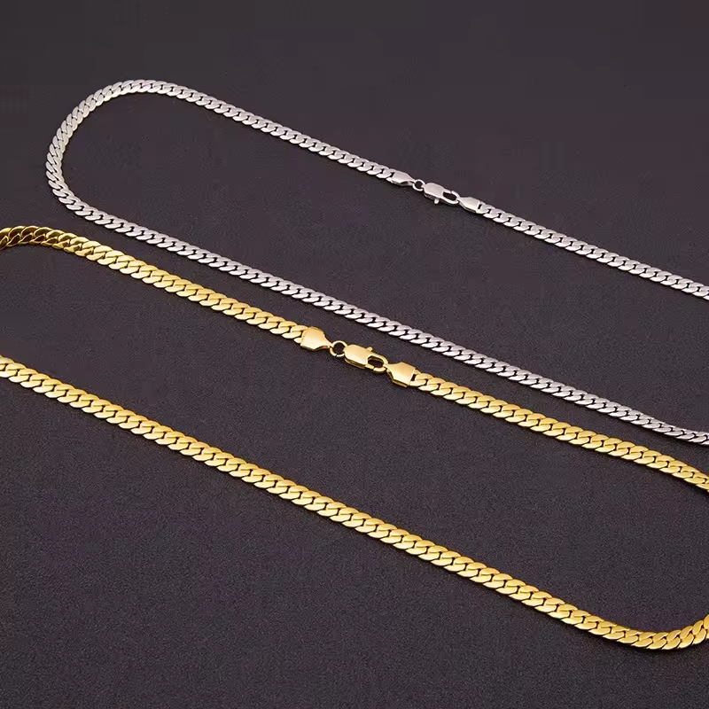 Cadena Cubana Gold - 5mm